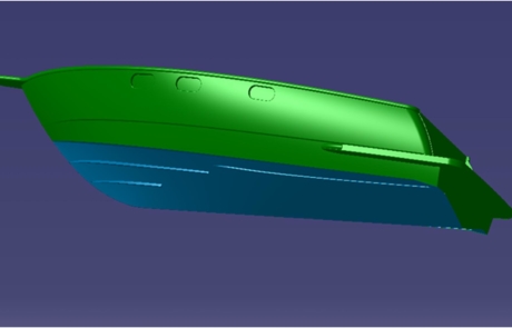 Water Craft or Boat Hull Design